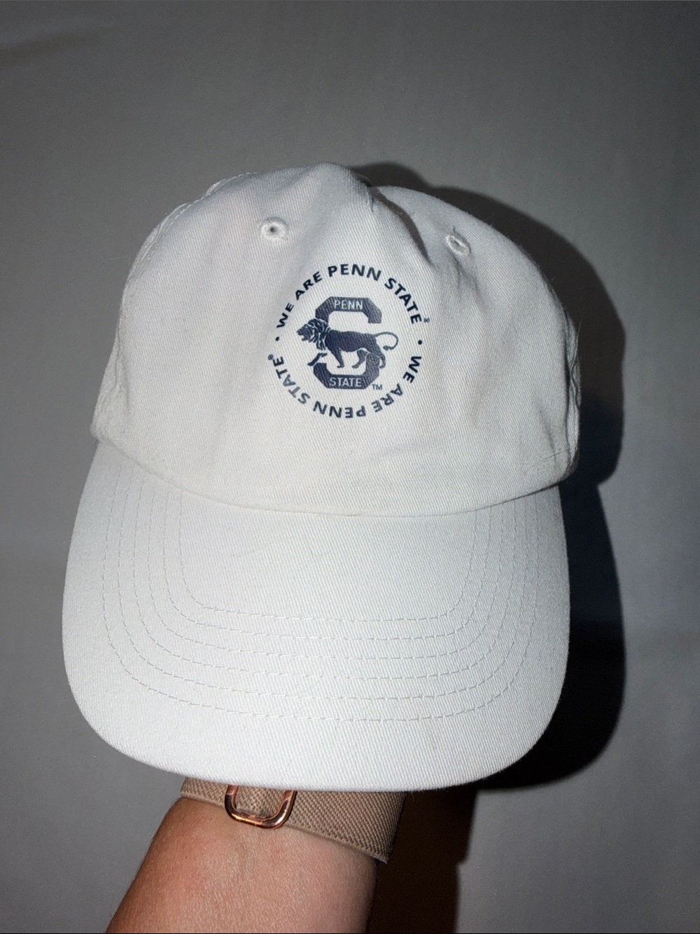 We Are Penn State White Unisex Lightweight Baseball Cap One Size